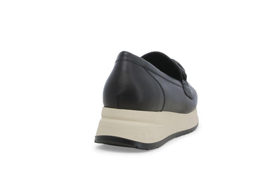 Melluso Loafers Fall Winter Chain Detail Leather Upper