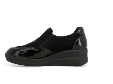 Melluso Donna Scarpe basse Camoscio R25641Z-254555 Nero