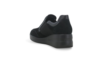 Melluso Donna Scarpe basse Camoscio R25653W-238729 Nero