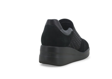Melluso Donna Scarpe basse Camoscio R25653W-238729 Nero