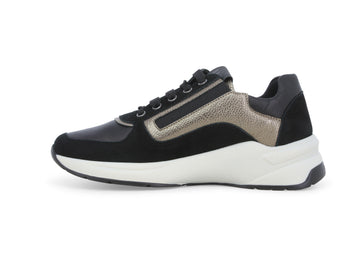 Melluso Donna Scarpe basse Camoscio R25731W-238842 Nero