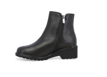 Melluso Ankle Boots Zip Closure with External Elastic Leather Upper