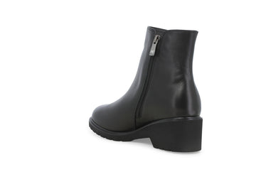 Melluso Ankle Boots Zip Closure with External Elastic Leather Upper