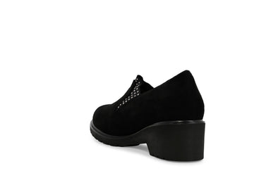 Melluso Donna Mocassini Camoscio R35738Z-254503 Nero