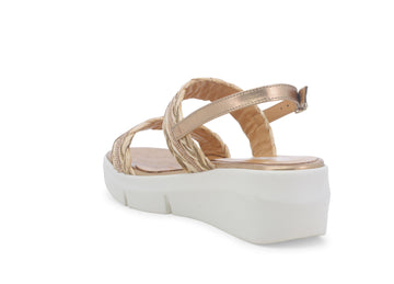 Melluso Donna Sandali Tessuto R80115-233211 Beige
