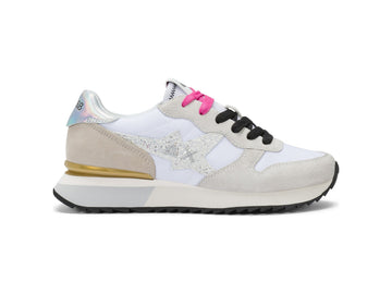 Sneaker SUN68 Donna Stargirl Glitter Bianco 36214