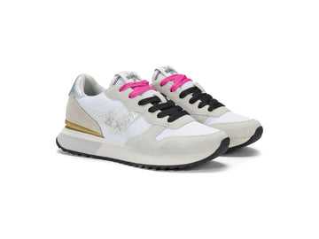 Sneaker SUN68 Donna Stargirl Glitter Bianco