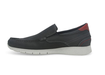 Melluso Uomo Mocassini Camoscio U18018W-232945 Blu