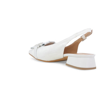 Melluso Donna Décolleté Tessuto V703-244078 Bianco