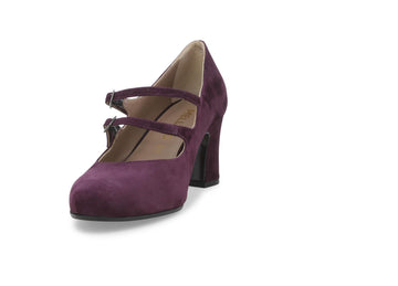 Melluso Comfortable Elegant Pumps 2 Straps Upper Suede