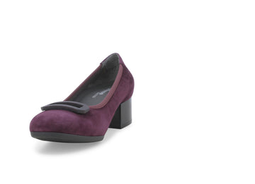 Melluso Donna Décolleté Camoscio X5318W-244677 Bordeaux