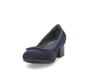 Melluso Fall Winter Low Heel Pumps Suede Leather Upper