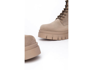 Nero Giardini Combat boots Platform Sole Wedge Suede Upper