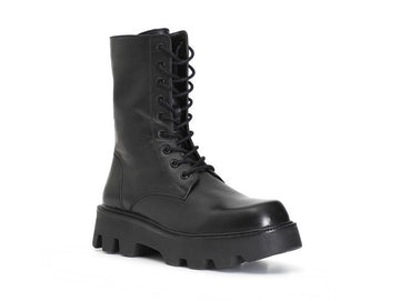 CafèNoir Women's Medium Heel Winter Boots Upper Leather
