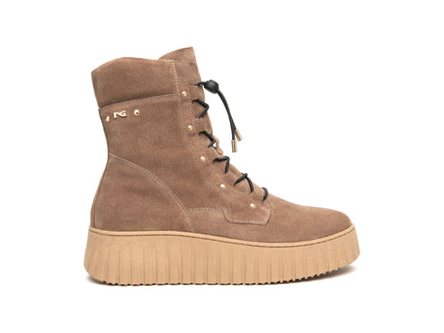 NeroGiardini Stivaletti Donna in Suede Mou con Suola Platform I618124D-442
