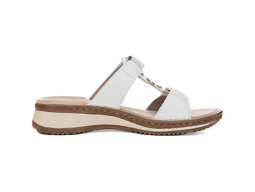 Ara Women's Slipper Hawaii Cream Leather with HighSoft Technology