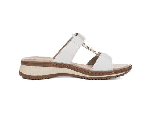 Ara Ciabatta Donna Hawaii in Pelle Panna con Tecnologia HighSoft