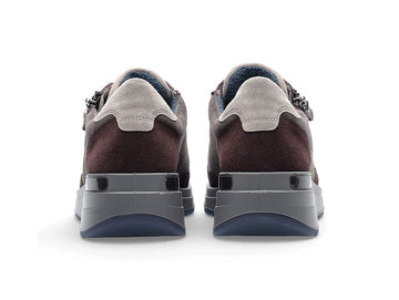 Ara Garda Comfort Lace-Up Shoes with Zip Suede Leather Upper