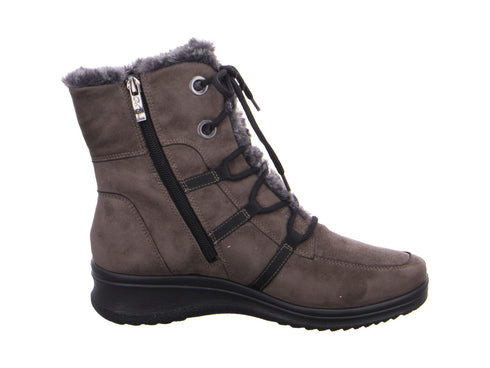 Ara Munchen Stivaletti Comodi Invernali Goretex Camoscio Marrone 48554-68h