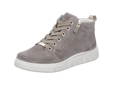 Ara Women's Boots Rom Sport Laces and Zip Suede Upper