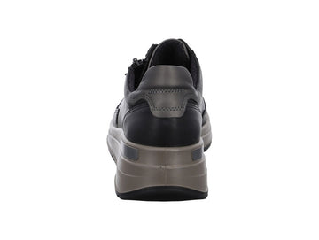 Ara Garda Lace Up Comfort Shoes with Zip Leather Upper