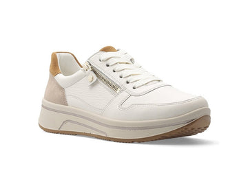 Ara Sapporo Women's Comfort Shoes Lace-up Zip Upper Leather