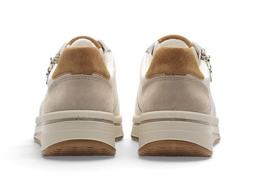 Ara Sapporo Women's Comfort Shoes Lace-up Zip Upper Leather