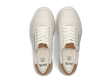 Ara Sapporo Women's Comfort Shoes Lace-up Zip Upper Leather