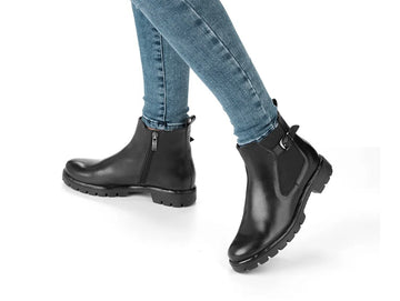 Ara Women's Bristol Winter Ankle Boots with Strap Leather Upper