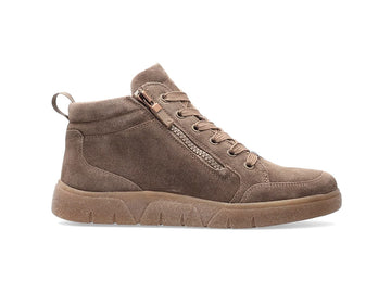 Ara Donna Polacchini Rom Sport Lacci e Zip Tomaia Camoscio Beige 24453-91G