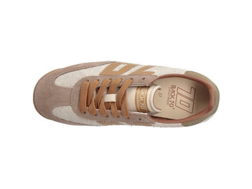 Back 70 Sneaker Jogger in Suede and Structured Fabric Beige
