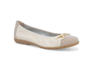 Melluso Women's Summer Ballerina with Clamp Leather Upper