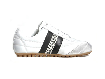 Bikkembergs Sneaker Uomo Soccer Bianca con Fascia Nera 30519