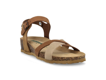 Women's Sandal BioNatura Fregene Nubuck Multi Wedge