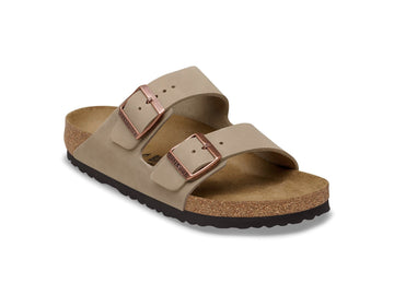 Birkenstock Men's Arizona Oiled Nubuck Leather Sandals Brown
