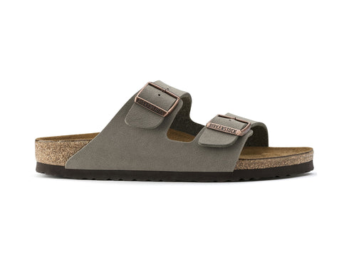 Birkenstock Arizona Ciabatte Donna 2 Cinturini Birko-Flor Stone Verde 0151213