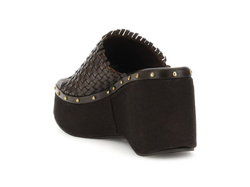 CafèNoir Sandali Pelle Marrone - Dettaglio laterale C1GE1027M012