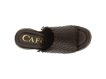 CafèNoir Sandali Pelle Marrone - Dettaglio punta C1GE1027M012
