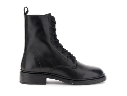 CafèNoir Anfibi Essenziali Donna in Pelle Nera c1ge1002-n001