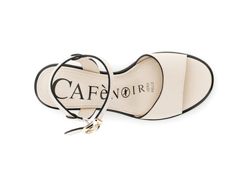 CafèNoir Sandali Sintetico Beige - Dettaglio punta C1MA9957M008