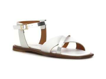 CafèNoir Sandals Made in Italy Ankle Strap Leather Upper
