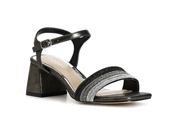 CafèNoir Sandalo Cerimonia Fascia Microstrass Tacco Comodo