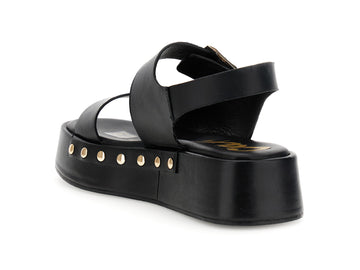 CafèNoir Sandali Pelle Nero - Dettaglio laterale C1GD4006N001