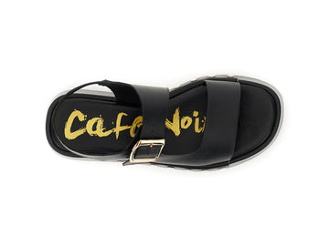 CafèNoir Sandali Pelle Nero - Dettaglio punta C1GD4006N001