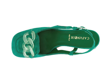 CafèNoir Décolleté Casual-Chic Open Heel Suede upper
