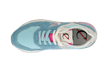 CafèNoir Sneakers Glitter Pelle Scamosciata Tessuto