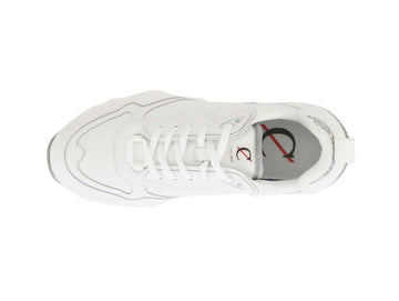CafèNoir Women's Lace-Up Shoes Raised Sole Leather Upper