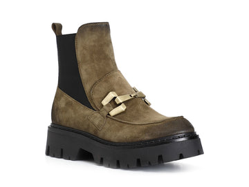 CafèNoir Chelsea Boot Suede Leather Upper