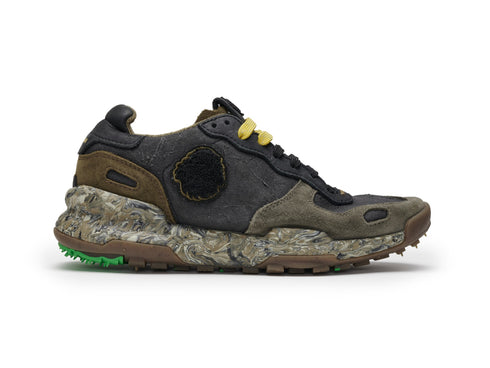 Satorisan Chacrona Scarpe Uomo in Pelle Scamosciata Premium Winter Smoke