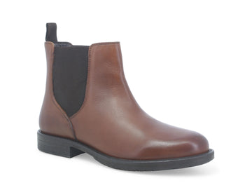 Melluso Women's Chelsea Boots Low Heel Leather Upper